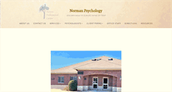 Desktop Screenshot of normanpsychology.com